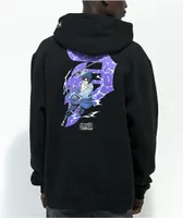 Primitive x Naruto Shippuden Sasuke Dirty P Black Hoodie