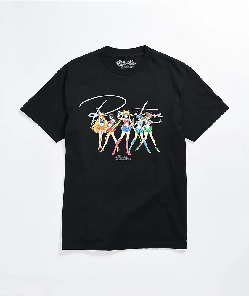 Sailor Moon Kanji Grey T Shirt - S 