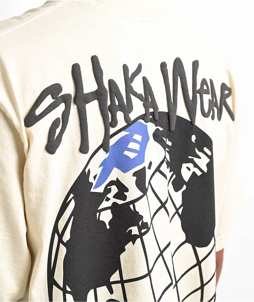 Primitive x Shaka Wear Takeover Cream T-Shirt