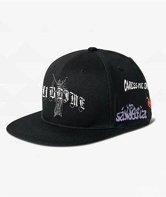 Primitive x Sublime Down Here Black Snapback Hat