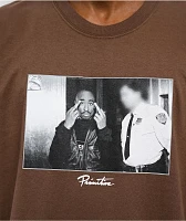 Primitive x Tupac Icon Brown T-Shirt