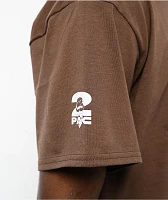 Primitive x Tupac Icon Brown T-Shirt