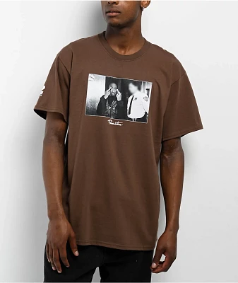 Primitive x Tupac Icon Brown T-Shirt