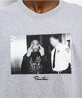 Primitive x Tupac Icon Grey T-Shirt