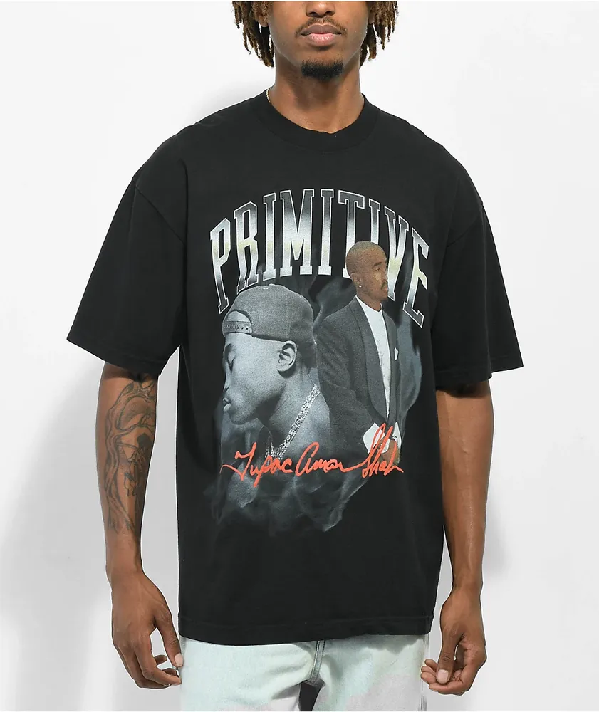 Primitive x Tupac Legend Black T-Shirt