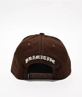 Primitive x Tupac Royalty Brown Snapback Hat