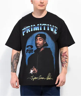 Primitive x Tupac Shine Black T-Shirt