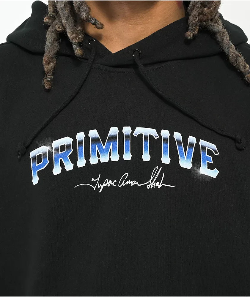 Primitive x Tupac Shine II Black Hoodie
