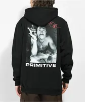 Primitive x Tupac Smoke Black Hoodie