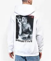 Primitive x Tupac Smoke White Hoodie