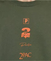 Primitive x Tupac Voice Army Green T-Shirt