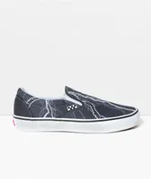 Primitive x Vans Grey Slip On Shoes