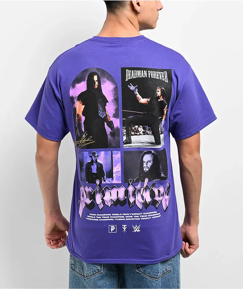 Primitive x WWE Deadman Forever Purple T-Shirt