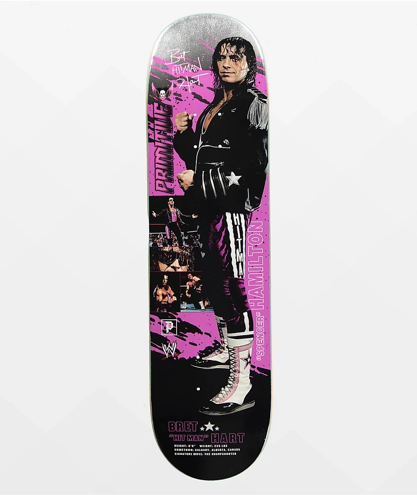 Primitive x WWE Hamilton Hitman 8.125" Skateboard Deck