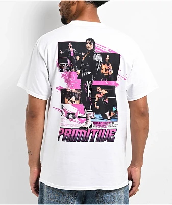 Primitive x WWE Hitman White T-Shirt