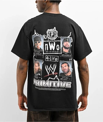 Primitive x WWE New World Order Black T-Shirt