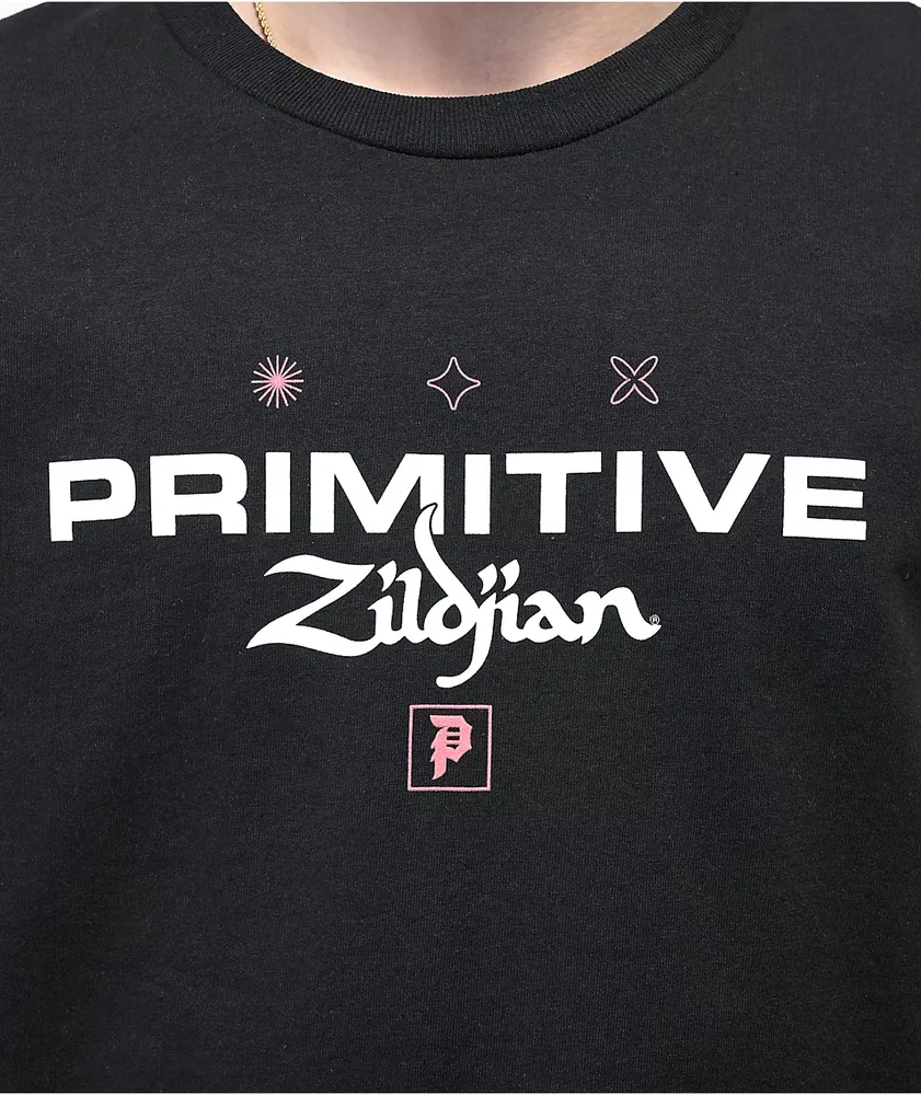 Primitive x Zildjian Flight Black T-Shirt