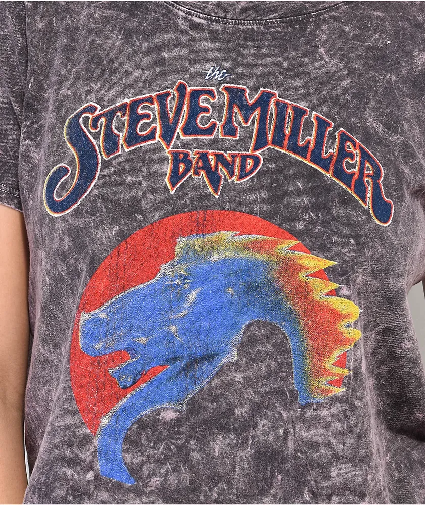 Prince Peter x Steve Miller Band Horse Mineral Wash Crop T-Shirt