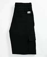 Pro Club Black Cargo Sweat Shorts