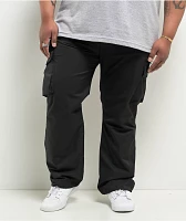 Pro Club Comfort Tech Black Tapered Leg Cargo Pants