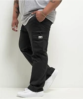 Pro Club Comfort Tech Black Tapered Leg Cargo Pants