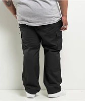 Pro Club Comfort Tech Black Tapered Leg Cargo Pants