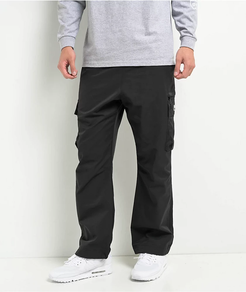 Pro Club Comfort Tech Black Tapered Leg Cargo Pants