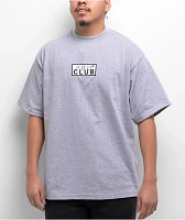 Pro Club Embroidered Box Logo Grey T-Shirt