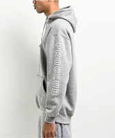 Pro Club Embroidered Logo Grey Hoodie