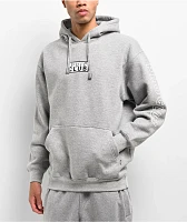 Pro Club Embroidered Logo Grey Hoodie