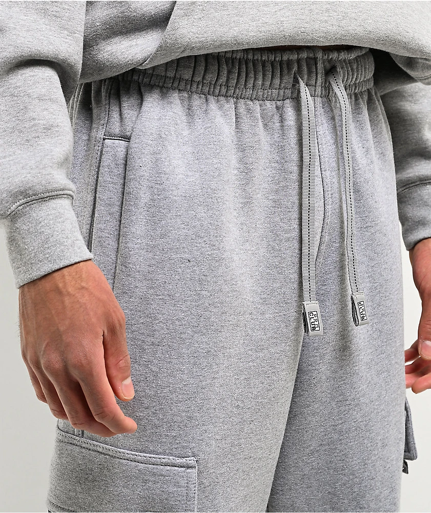 Pro Club Grey Cargo Sweatpants