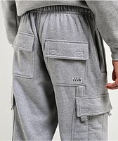 Pro Club Grey Cargo Sweatpants