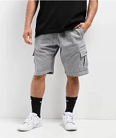 Pro Club Heather Grey Cargo Sweat Shorts