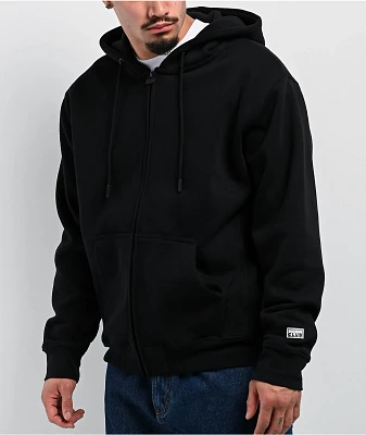 Pro Club Heavyweight Black Zip Hoodie