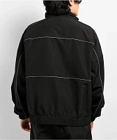 Pro Club Heavyweight Black Zip Track Jacket