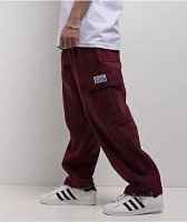 Pro Club Heavyweight Burgundy Cargo Sweatpants