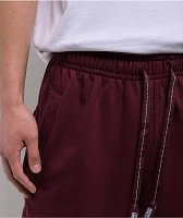Pro Club Heavyweight Burgundy Cargo Sweatpants