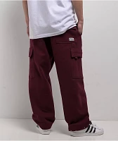 Pro Club Heavyweight Burgundy Cargo Sweatpants