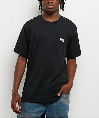 Pro Club Heavyweight Pocket Black T-Shirt
