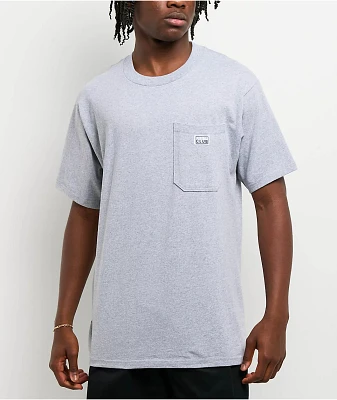 Pro Club Heavyweight Pocket Grey T-Shirt