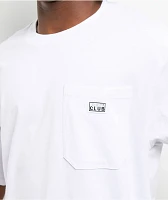 Pro Club Heavyweight Pocket White T-Shirt