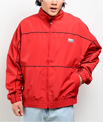 Pro Club Heavyweight Red Zip Track Jacket