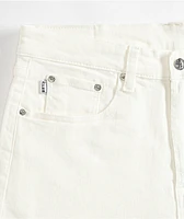 Pro Club Heavyweight Relaxed Snow White Denim Shorts