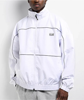 Pro Club Heavyweight White Track Jacket