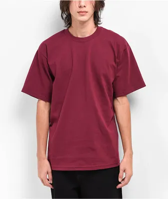 Pro Club Maroon Heavyweight T-Shirt