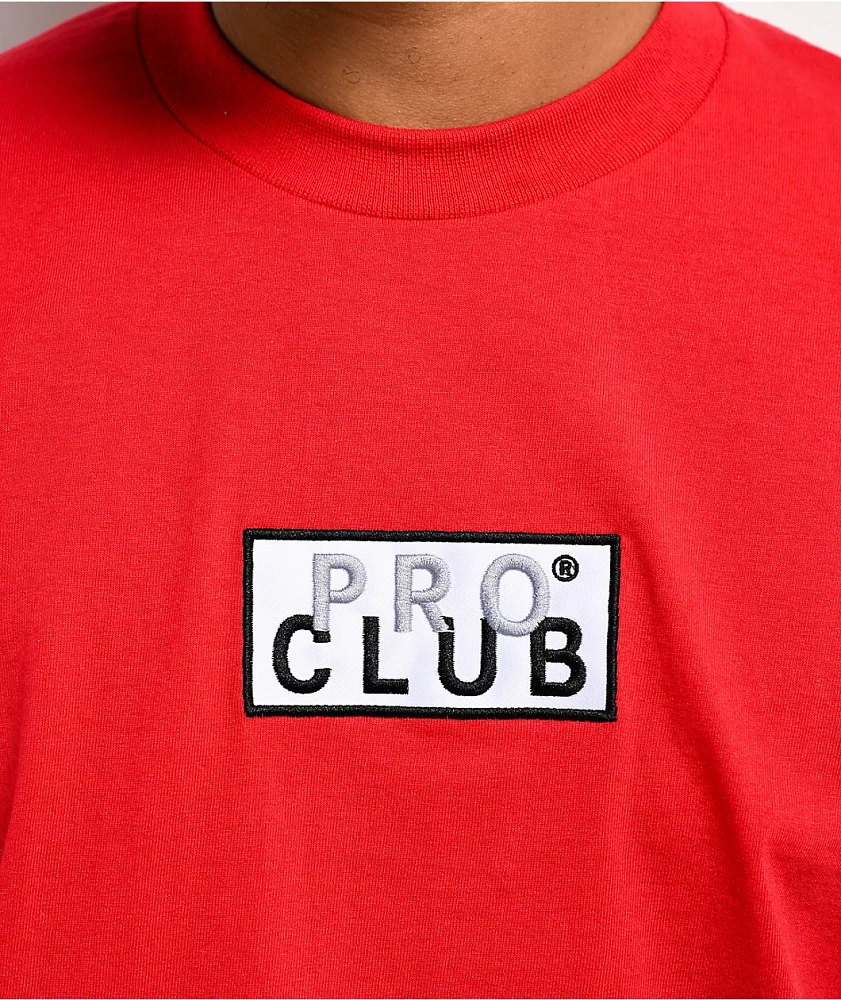 Pro Club Member Box Logo Red T-Shirt