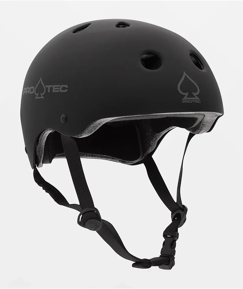 Pro-Tec CPSC Classic Matte Black Skate Helmet