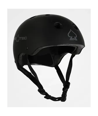 Pro-Tec CPSC Classic Matte Black Skateboard Helmet