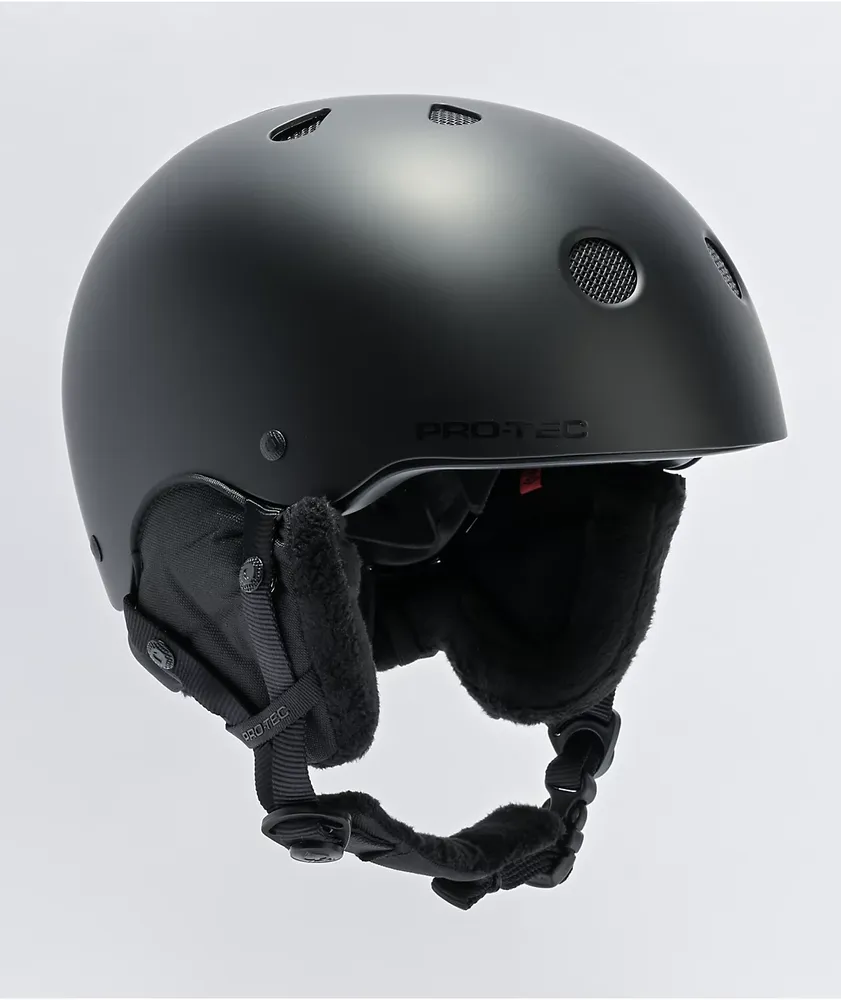 Pro-Tec Classic Stealth Matte Black Snowboard Helmet