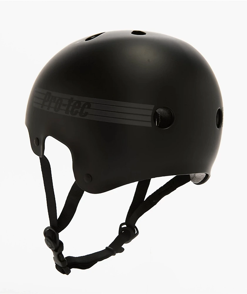 Pro-Tec Lasek CPSC Old School Matte Black Skateboard Helmet